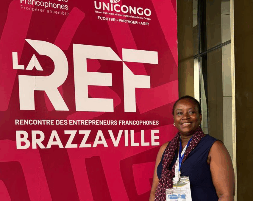 Audrey Angoula à la REF Brazzaville